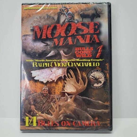Moose Mania: Bulls Gone Wild 1 (DVD) Archer's Choice Media Ralph Cianciarulo - Picture 1 of 5